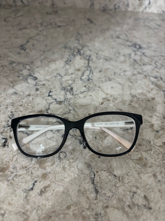 Armani Exchange Black and White Women\'s Eyeglasses Frames AX 3037 5204 53-17 140 main image 11